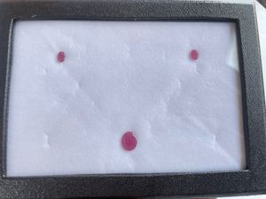 Ensemble pendentif et boucles d'oreilles en rubis libérien naturel 4,55 carats – Ensemble de pierres précieuses non montées, rubis rouge véritable en gros pour la fabrication de bijoux - Product Image 4