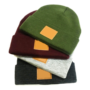 Nuevo Gorro de Invierno Unisex de Color Sólido, Cálido, Transpirable, con Logotipo Personalizado, 100% Acrílico, para Viajes, Modelo 2026 - Product Image 1