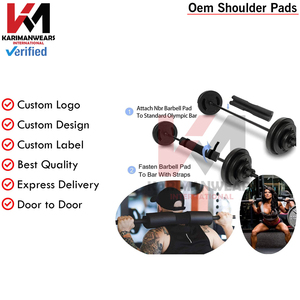 Weight Training <b>Barbell</b> Pad Men Women Gym Squat Shoulder Foam Cushion Comfort OEM Supplier - Product Image 6