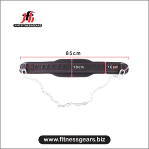 JUST FITNESS GEARS Cinturón de Levantamiento de Pesas de Neopreno de Alta Resistencia con Cadena, Transpirable, para Entrenamiento Personalizado en Gimnasio - Product Image 3