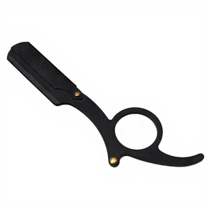Maquinilla de Afeitar de Seguridad de Acero Inoxidable de Alta Calidad, Estilo Clásico, con Mango Ergonómico, Cuchilla Única Reemplazable para Afeitar la Cara, Cejas y Barba - Product Image 1