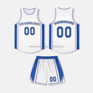 Ensemble de maillots de basket-ball sans manches à impression numérique réversible personnalisé Respirant Séchage rapide Taille plus grande Uniforme unisexe Adulte Tout - Product Image 5