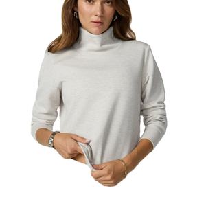 Pull en coton mélangé surdimensionné, tenues confortables grandes tailles pour femmes, vêtements et accessoires, impression de logo personnalisée - Product Image 5