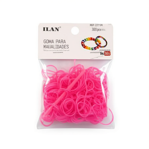 Ilan Goma Rosa per Artigianato, 300 Pezzi - Product Image 1