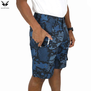 Shorts de Pesca de Alto Rendimiento, Sublimados, Talla Grande, Protección UV, Secado Rápido, Duraderos, Ligeros, Transpirables, para Agua Salada - Product Image 2