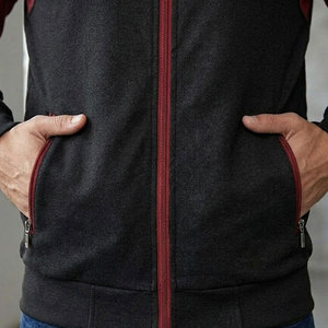 High Quality Winter Men <b>Track</b> <b>Jacket</b> Front Logo Windproof Breathable Full Zip Design for Running Fitness Gym Outdoor Activities - Product Image 6