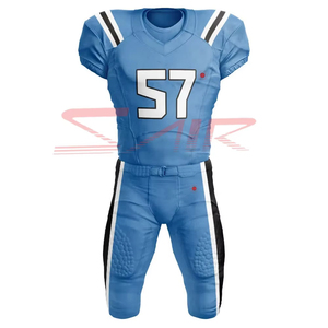 Uniforme de Fútbol Americano de Tela Suave con Diseño Personalizado, Uniforme de Fútbol Americano de Color Sólido de Alta Calidad - Product Image 4