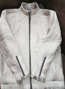 Personnalisable hommes pour Crocodile cuir veste 100% véritable Premium qualité hiver toile décontracté luxe manteau gilet fait Vietnam - Product Image 4