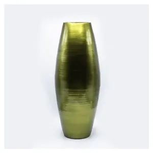 ユニークな家の装飾のための竹パンパス花瓶家の装飾のための木製の花瓶