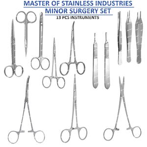ชุดเครื่องมือผ่าตัดสแตนเลสเครื่องมือทางการแพทย์เครื่องมือผ่าตัดในโรงพยาบาล13ชิ้น - Product Image 2