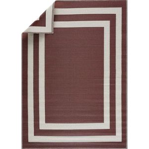 Alfombra de Exterior con Patrón Geométrico, Rectangular, Moderna, Tejido Plano, Polipropileno, Impermeable, para Uso Doméstico, Diseño Azul y Blanco - Product Image 5