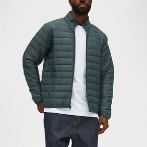 Veste matelassée unisexe personnalisée de haute qualité, style décontracté, col montant brillant, à capuche, vente en gros, toutes tailles - Product Image 5