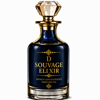Aceite de Perfume Concentrado (Attar) D Sawage Elixir de Alta Calidad, 1 KG, Sin Alcohol, Unisex, de Larga Duración, para Uso Diario