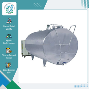 Refroidisseur de lait en vrac de type horizontal, rectangulaire, semi-cylindrique, 2000 litres, 100% qualité garantie, à prix de marché raisonnable - Product Image 2