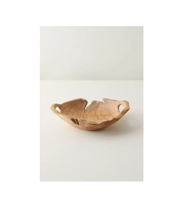Premium <b>Rustic</b> <b>Wooden</b> Serving Bowl Handmade Natural Hardwood Kitchen Salad Dish <b>Dining</b> <b>Table</b> Serving Bowl Decor - Product Image 1