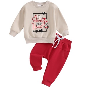 Survêtement bébé 100% coton, 160 g/m², tricoté, couleur unie, coloré, col rond, col en V imprimé, décontracté, fournisseur du Bangladesh. - Product Image 5