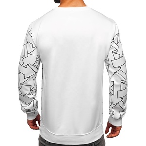 Sudaderas con capucha de cuello redondo al por mayor de alta calidad, transpirables, para hombre, sublimadas, duraderas, de manga larga. - Product Image 3