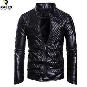 Veste en cuir pour homme à manches longues avec logo personnalisé, design 2026, disponible pour un usage décontracté, à prix avantageux - Product Image 1