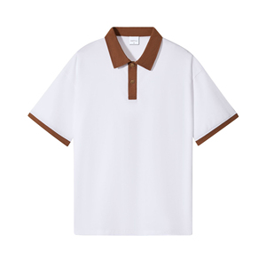 Women Ribbed <b>Polo</b> <b>Shirt</b> Short Sleeve Contrast Collar Cotton <b>Polo</b> Casual Summer Wear - Product Image 2