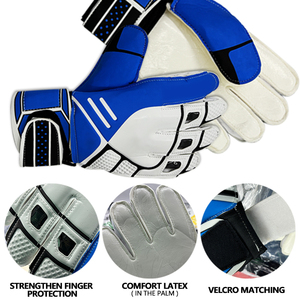 High Quality Professional Goalkeeper <b>Gloves</b> Finger Protection Football <b>Gloves</b> Guantes De Portero <b>Latex</b> Strong Grip Match Soccer - Product Image 4