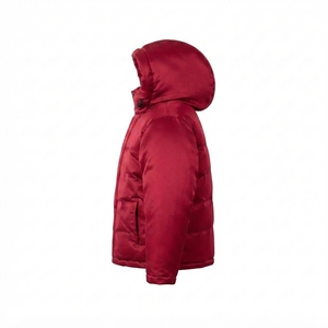 Custom <b>Men's</b> Hooded Puffer <b>Jacket</b> Winter Insulated Outdoor Wear - Product Image 2
