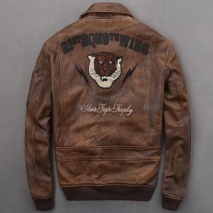 Chaqueta de moda para hombre, de piel sintética de serpiente, ecológica, con certificación Oeko-Tex, abrigos de piel sintética para hombre. - Product Image 3