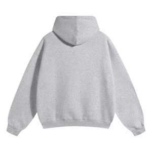 เสื้อฮู้ดสีเทาแบบ unisex ยี่ห้อ Oye Hoye International ผลิตจากโพลีเอสเตอร์ 100% แขนสั้น ทรงปกติ สีพื้น เหมาะสำหรับใส่ลำลองในฤดูร้อน มีกระเป๋าข้าง - Product Image 2