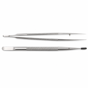 Pinzas de microanillos VICKERS de punta recta, diámetro 1 mm, con mango redondo de carburo de tungsteno, instrumento quirúrgico ZETOMEDPRO - Product Image 1