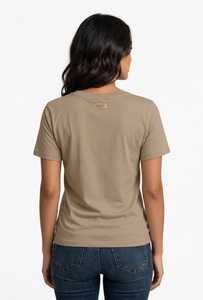 เสื้อยืดผู้หญิงฤดูร้อน สีกรมท่า ผ้าฝ้ายนุ่ม สวมใส่สบาย แขนสั้น ระบายอากาศได้ดี คุณภาพสูง ปรับแต่งได้ แฟชั่นเสื้อผ้า - Product Image 6