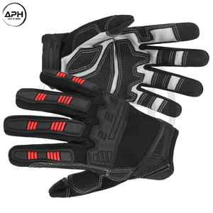Gants de travail anti-choc en gros avec paume renforcée, gants industriels à jointures moulées, conception de préhension durable, vêtements de travail flexibles - Product Image 2