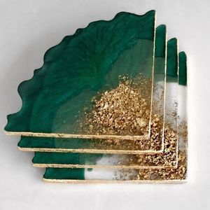 Sous-verres décoratifs en résine ovales et ronds pour événements spéciaux, sous-verres promotionnels - Product Image 1