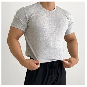 AULTRA ONE ENTERPRISES T-shirt décontracté à manches courtes pour homme, col rond, imprimé par transfert thermique, noir, tricoté, 100 % coton, respirant et léger - Product Image 3
