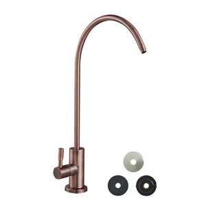 Rubinetto per Acqua RO in Acciaio Inossidabile Senza Piombo, Valvola in Ottone Massiccio Antiruggine, Rubinetto per Acqua Potabile Durevole con Ceramica - Product Image 1