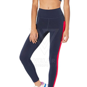 Leggings de course pour femmes de bonne qualité, taille élastique, design de logo personnalisé, prix bas, vente en ligne. - Product Image 4