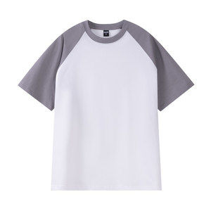 เสื้อยืดแขนสั้นผู้ชายสีขาวดำ คอโอ ทรงปกติ ผ้าถัก สีพื้น แขนสั้น - Product Image 3