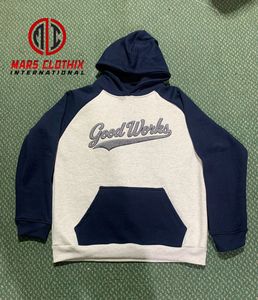 เสื้อฮู้ดดี้ขนาดใหญ่พิเศษคุณภาพสูงแบบกำหนดเอง พร้อมลายพิมพ์เรียบๆ โลโก้สั่งทำได้ พร้อมสำหรับฤดูหนาว ระบายอากาศได้ดีและแห้งเร็ว - Product Image 4