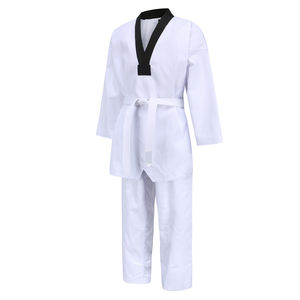 Uniforme de Taekwondo Dobok, Servicio OEM, Estilo ITF Blanco, 100% Algodón, Transpirable y de Secado Rápido, Personalizable - Product Image 3