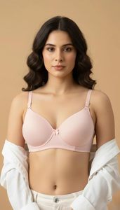 Sujetador sin costuras acolchado para mujer, sin aros, suave, elástico, transpirable, cómodo, para uso diario, tipo camiseta, personalizado OEM ODM, venta al por mayor, nailon - Product Image 2