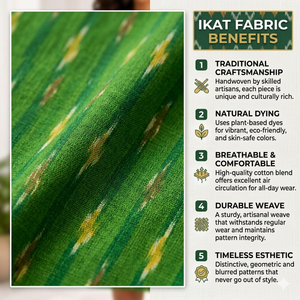 ชุดเดรสผ้าฝ้ายสีเขียวสำหรับผู้หญิง ปักลายที่คอเสื้อ แขนระบายทรงหลวม สวมใส่สบายๆ ในฤดูร้อน เหมาะสำหรับใส่ในชีวิตประจำวัน ชุดเดรสสั้น - Product Image 6