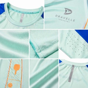Custom Pickleball Team Jersey Royal Blue <b>Lime</b> Moisture Wicking Sports Shirt Athletic Jersey - Product Image 5