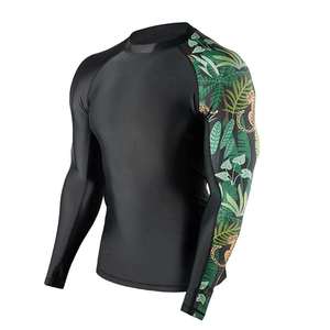 Activewear Rash Guard Compression Shirt Custom Sublimation <b>Short</b> Sleeve Quick Dry Fitness Workout Training Sportswear - Product Image 3
