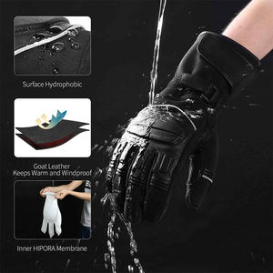 Guantes de Motocicleta de Cuero para Hombre, Estilo Retro, Motocross, Cuero de Alta Calidad para Adultos, Guantes para Moto - Product Image 5