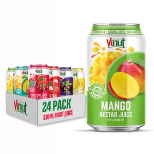 Para VINUT 330ml Mango Juice Drink Precio de fábrica OEM/ODM Etiqueta privada Muestra gratis Fábrica de Vietnam - Product Image 1