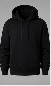 High Quality Men's Premium Pullover <b>Hoodie</b> – <b>Plain</b> Fleece Hooded Sweatshirt with Kangaroo Pocket - Product Image 5