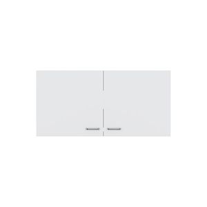 Armadio a Muro Bianco a Doppia Anta da 39 Pollici per Cucina, Modello Napoli - Product Image 6