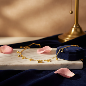 Collar Hecho a Mano con Múltiples Dijes, Chapado en Oro sobre Latón |   Collar con colgante de bola Lock Star de 18 pulgadas, joyería para llevar en capas - Product Image 5