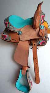 ROYAL INTERNATIONAL - Almohadilla de Cuero de Alta Calidad para Silla de Montar de Caballo, Estilo Barrel, al Mejor Precio - Product Image 4