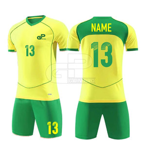 Ensemble d'uniformes de football pour hommes, maillot et short à séchage rapide, conçus pour l'entraînement quotidien, les matchs amicaux et le jeu d'équipe - Product Image 4