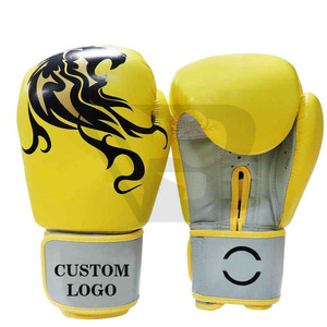 Guantes de Boxeo de Cuero Personalizados para MMA, Sparring y Kickboxing, Cierre de Gancho y Bucle, Unisex, Guantes de Entrenamiento para Gimnasio - Product Image 1