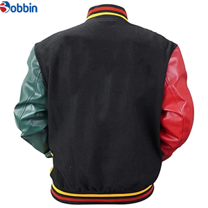 Chaqueta Varsity de Invierno para Hombre, Lana/Poliéster, Ecológica, Tallas Grandes, Transpirable, Corte Ajustado, Detalles Bordados en Relieve, Personalizable - Product Image 1